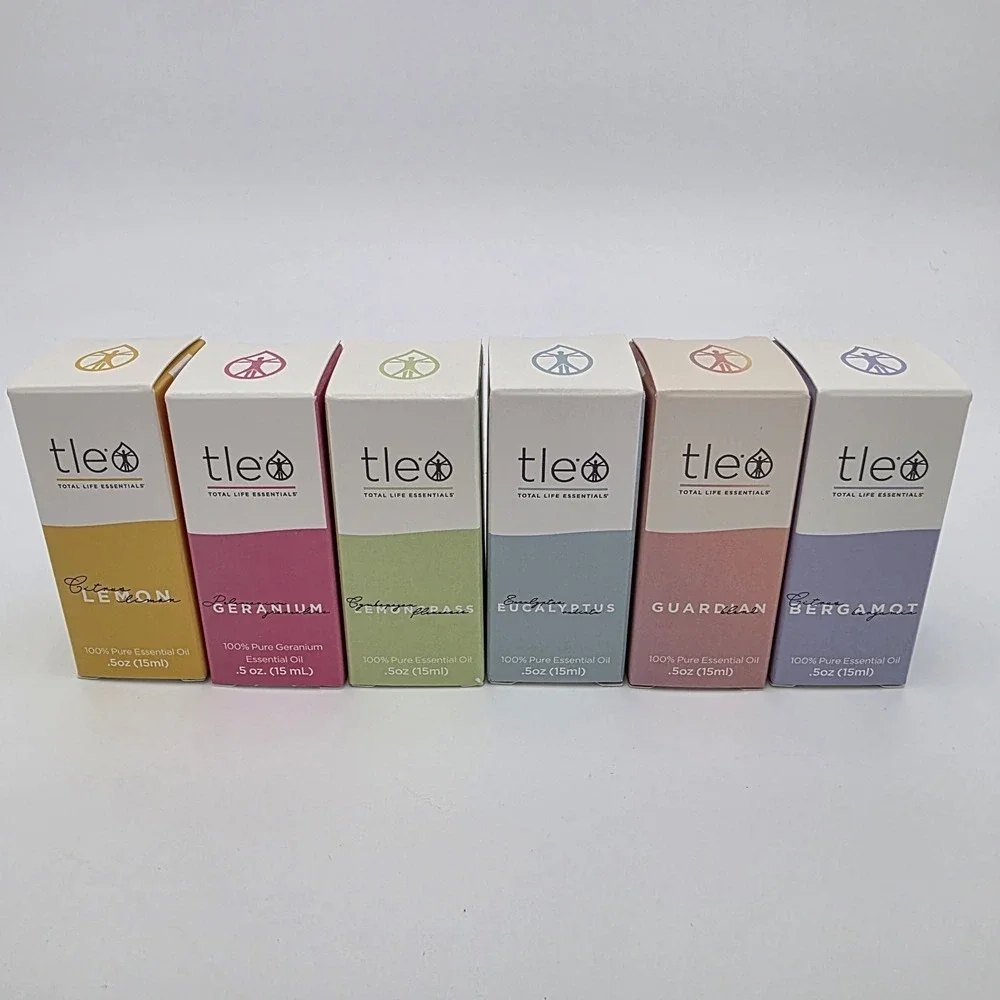 SEALED! Total Life Essentials 100% Pure Essential Oil 6pc Set - Gift/Starter Set